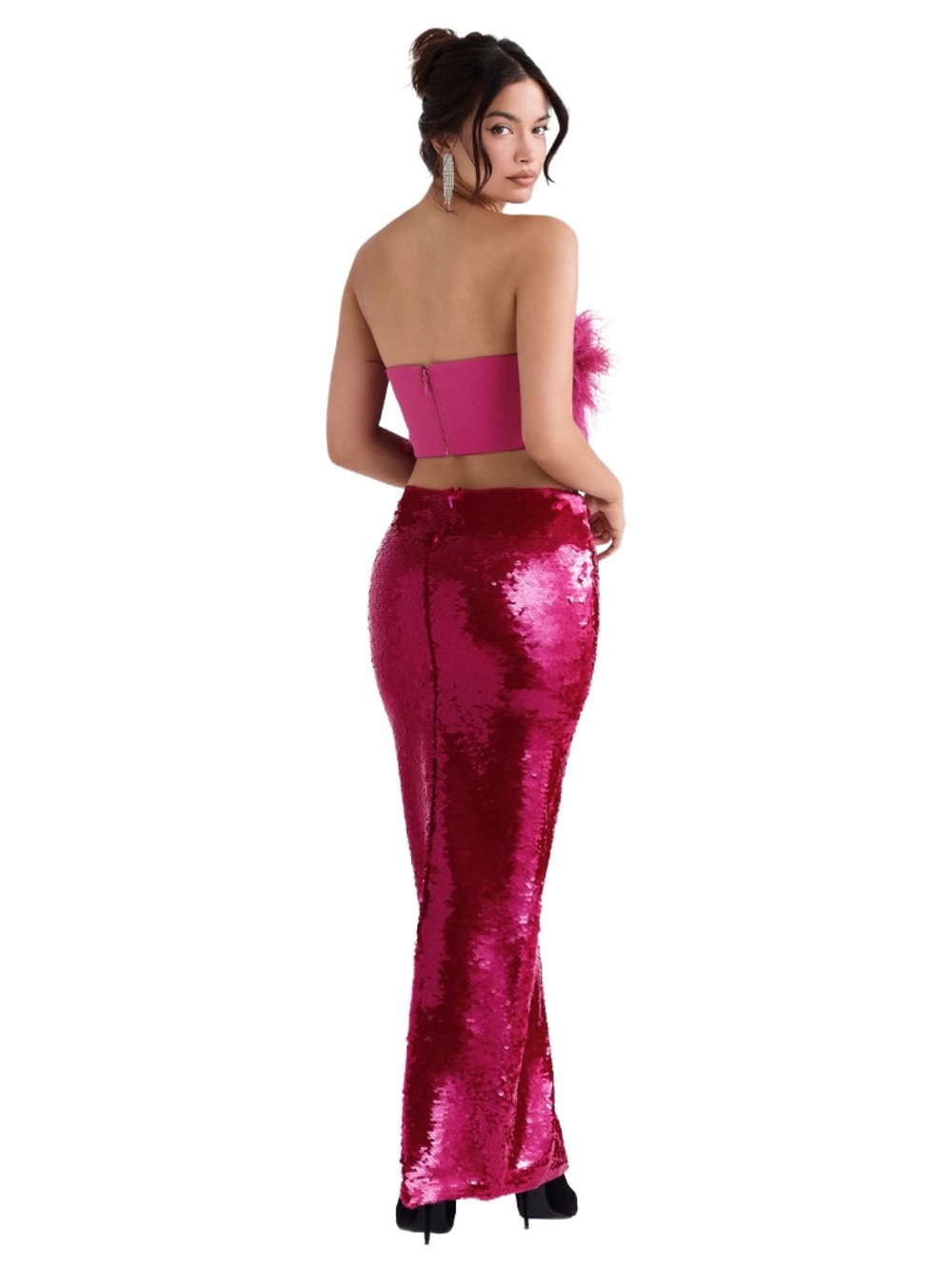LIKE NEW HOUSE OF CB ALEXIS MAXI SKIRT